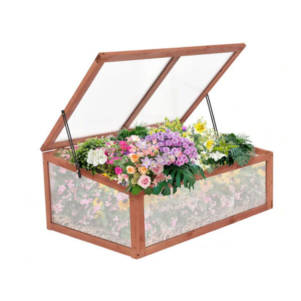 Compact Balcony Greenhouse with Transparent Polycarbonate Panels
