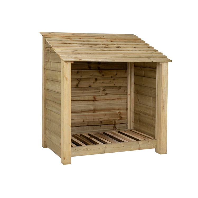 Firewood storage shed