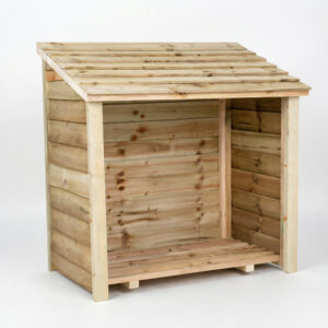 Heavy-Duty Pressure-Treated Wooden Log Store