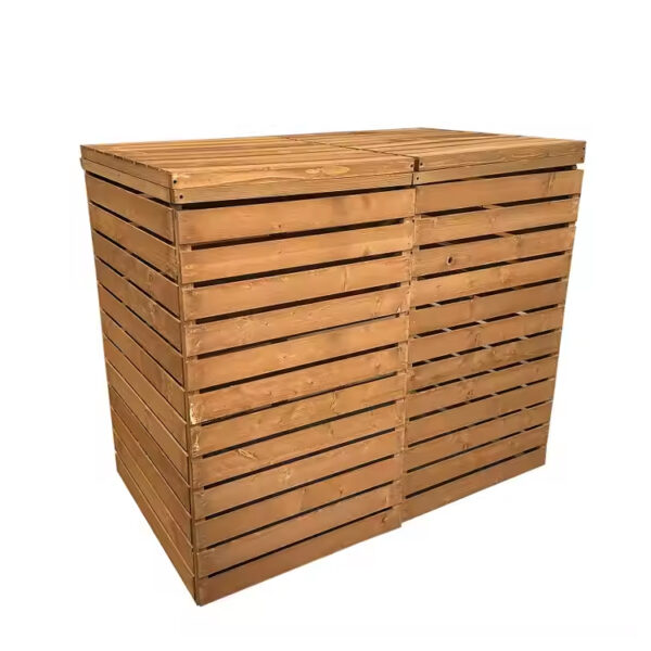 Outdoor Garden Waste Bin with Push-Open Lid