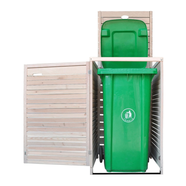 Pine Wood Wheelie Bin Enclosure