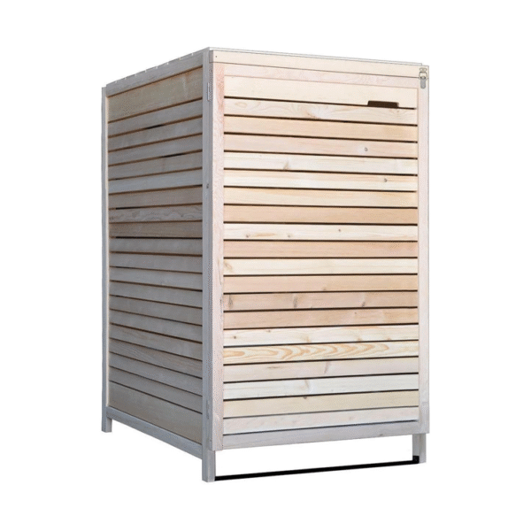 Pine Wood Wheelie Bin Enclosure
