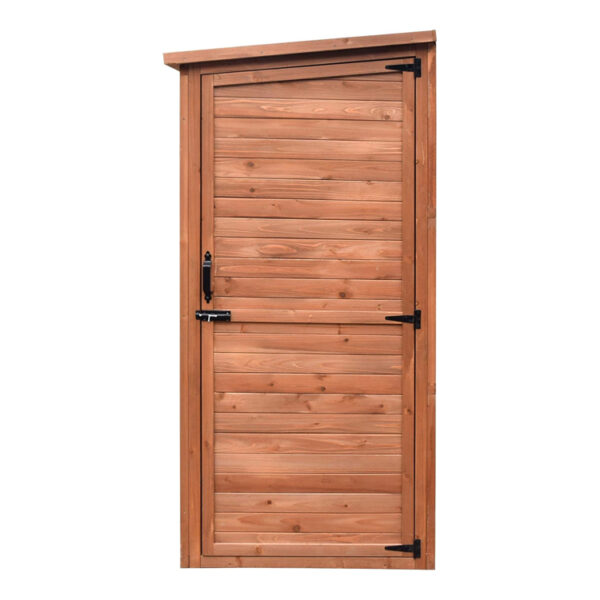 Three-Door Lean-To Garden Storage Cabinet