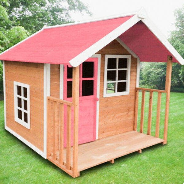 Vintage-Style Wooden Outdoor Playhouse