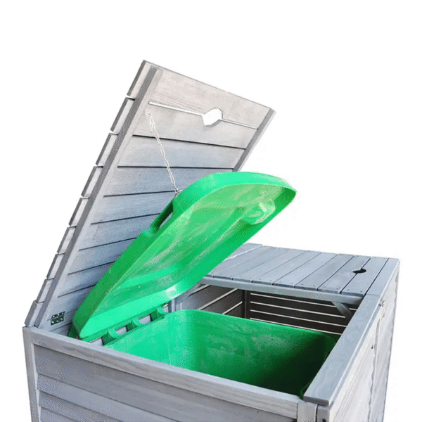 Wheelie bin storage box