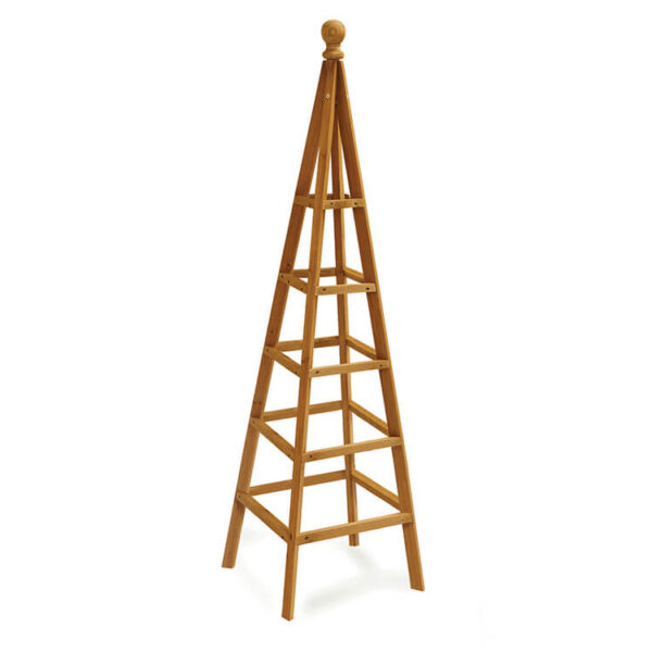 Wooden Obelisk Plant Support Trellis