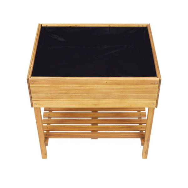 solid wood planter box