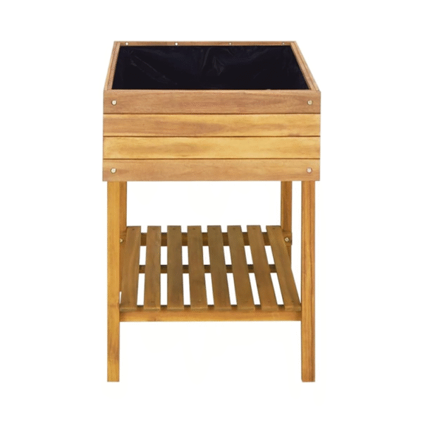 solid wood planter box