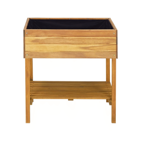 solid wood planter box