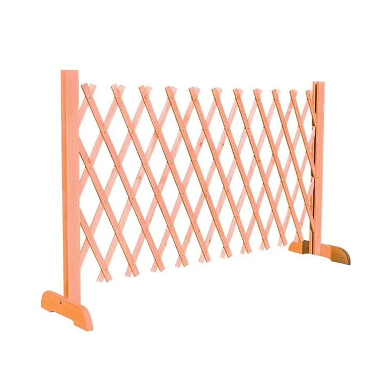 ​​Extendable Wooden Scissor Trellis for Climbing Plants​​