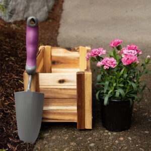 ​​Rectangular Wood Planter Box with Drainage Hole​​