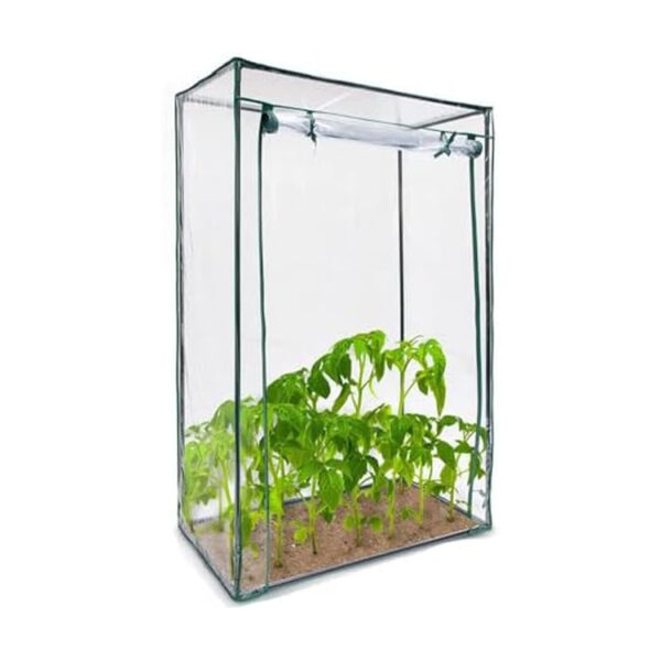 Foldable PVC Greenhouse Cover with UV Protection and Zippered Ventilation