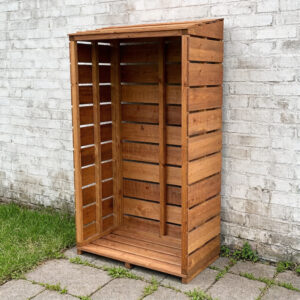 Garden Log Store Solid Wood 157×88×44cm