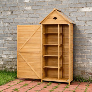 Modern Garden Shed Fir Wood 160×71×45cm