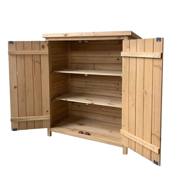 Modern Wooden Outdoor Garden Storage Cabinet