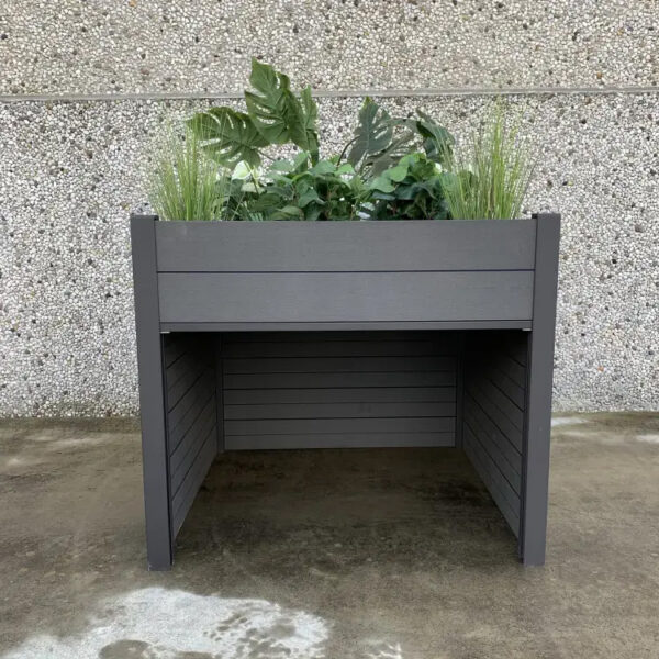 Modular Wooden Outdoor Shelter for Robotic Lawn Mowers
