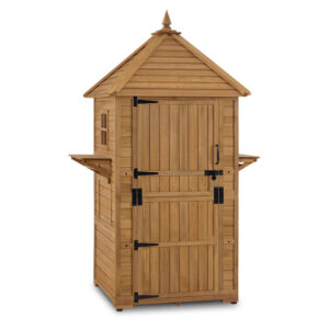 Outdoor Garden Storage Shed with 6 Shelves