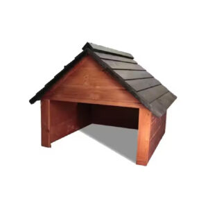 Outdoor Wooden Robotic Lawn Mower Garage