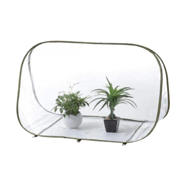 Pop-Up Transparent PVC Mini Greenhouse for IndoorOutdoor Plants