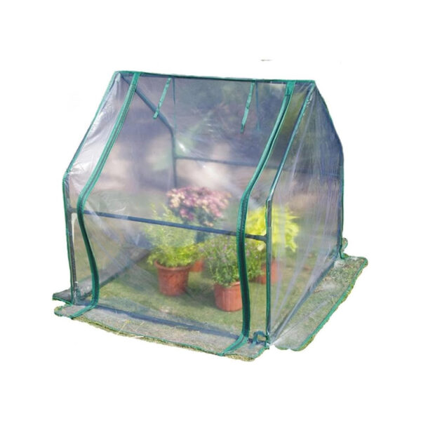 Portable Mini Greenhouse with Zippered Doors