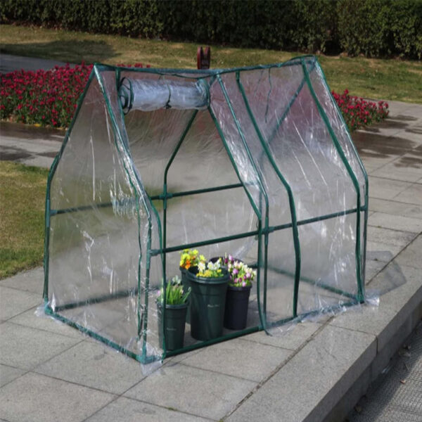 Portable Mini Greenhouse with Zippered Doors