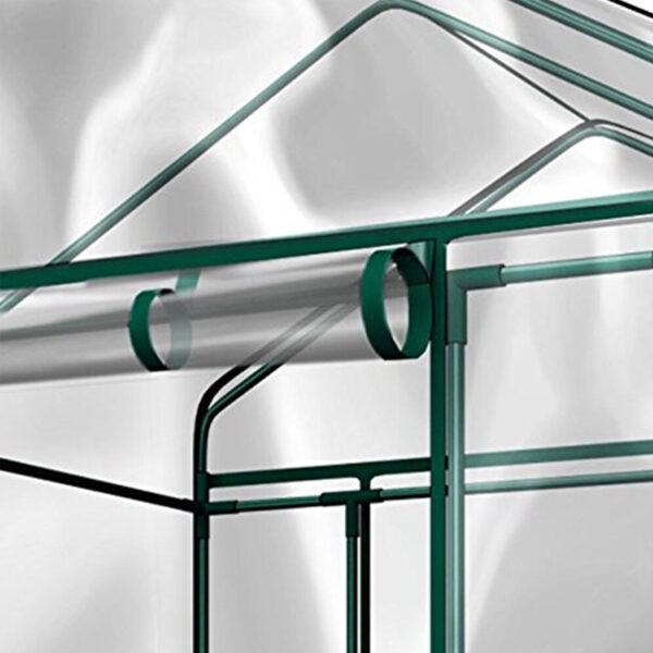 Walk-In Greenhouse with PVC Cover for Indoor and Outdoor Gardening​
