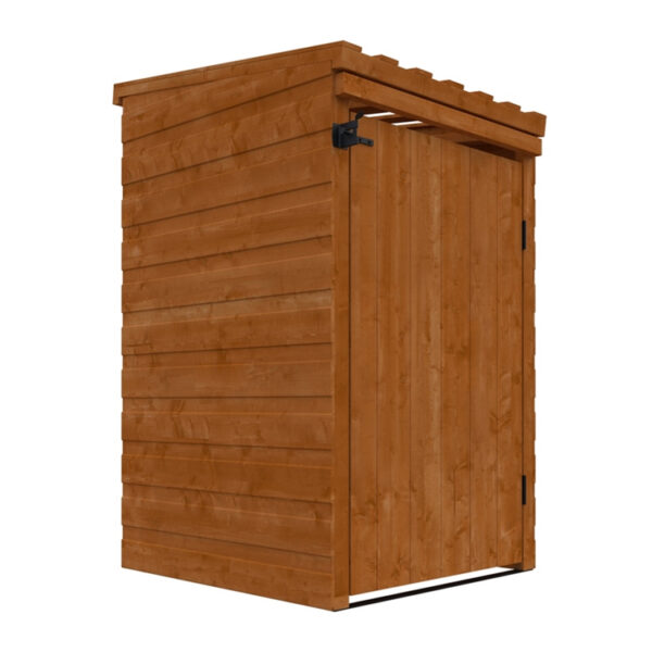 Weatherproof Garden Bin Enclosure with Slatted Roof