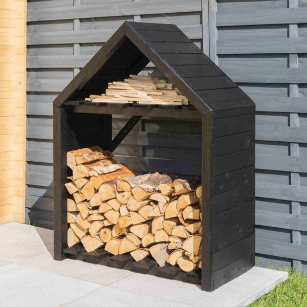 Wooden Outdoor Firewood Storage Shed