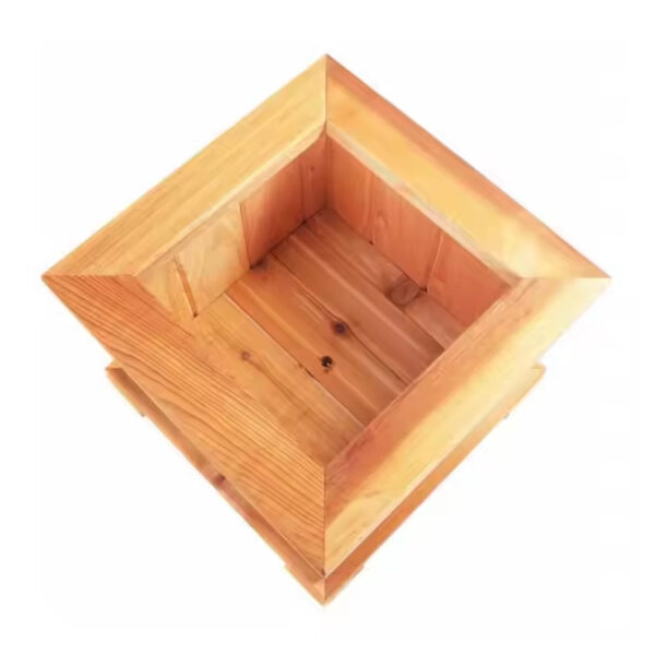 Wooden Raised Garden Planter Box with Drainage