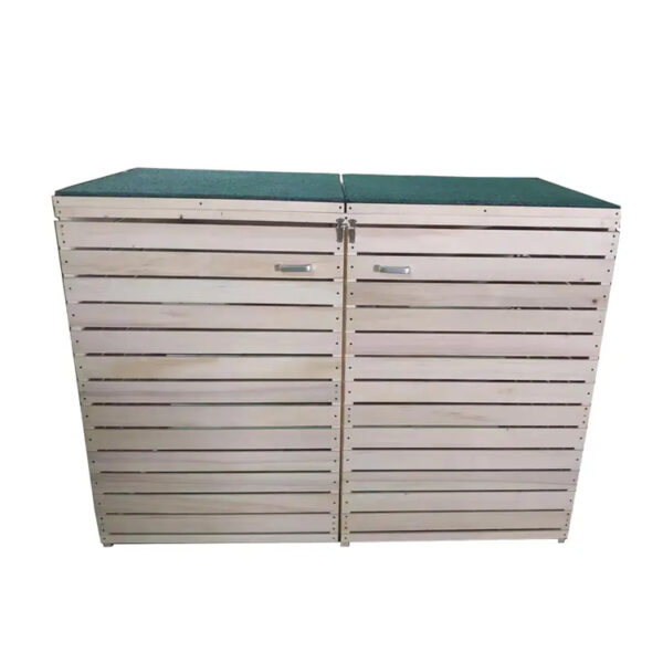 Wooden Rectangular Garden Storage Bin with Open Top