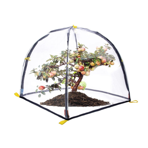 ​​Reusable Mesh Plant Protection Tent with Support Stakes​​