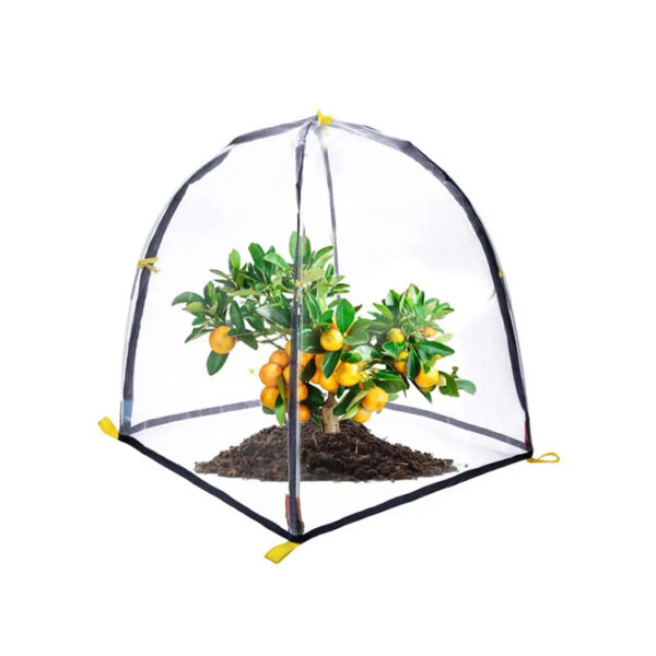 ​​Reusable Mesh Plant Protection Tent with Support Stakes​​