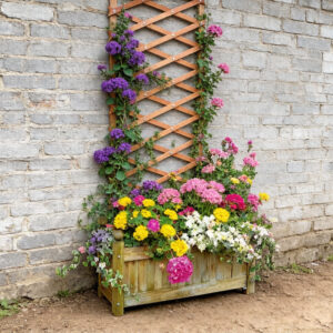 Fir Wood Trellis For Climbing Plants 180×60cm