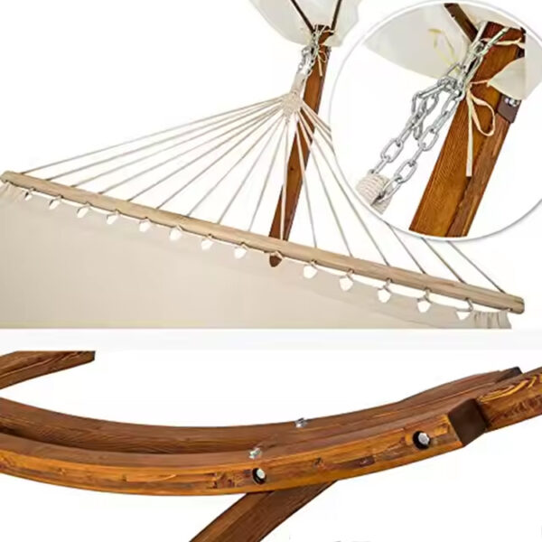 Freestanding Outdoor Suspended Bed with Canopy​