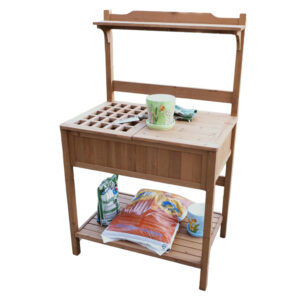 Recessed Storage Potting Bench