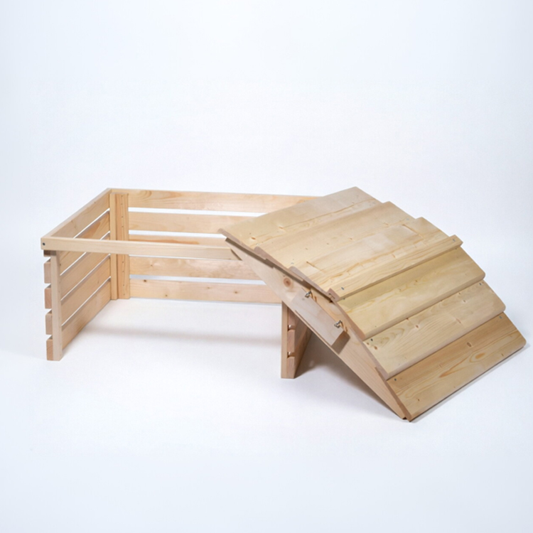 Robot Lawn Mower Garage Pine Wood 75×80×54cm - Image 4