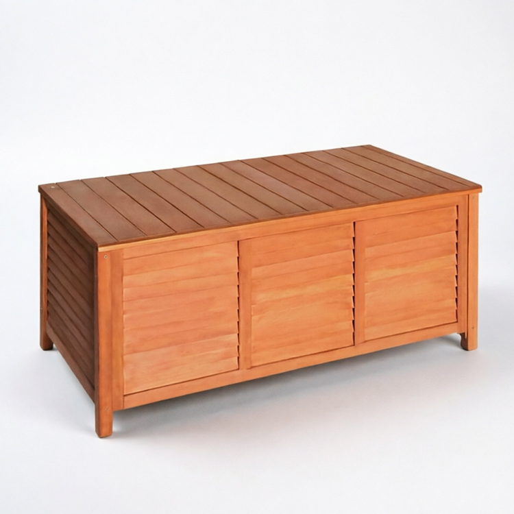Solid Wood Outdoor Storage Bench and Deck Box - Image 4
