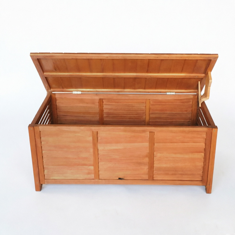 Solid Wood Outdoor Storage Bench and Deck Box - Image 2
