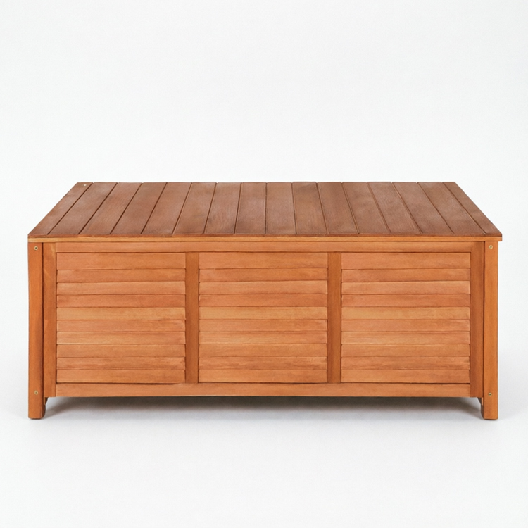 Solid Wood Outdoor Storage Bench and Deck Box