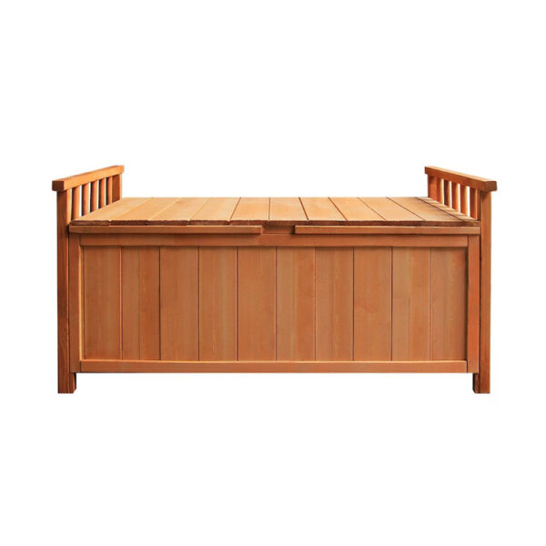 Wooden Outdoor Storage Bench Box