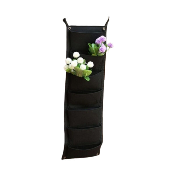 ​​7-Pocket Hanging Planter for Vertical Gardens​​