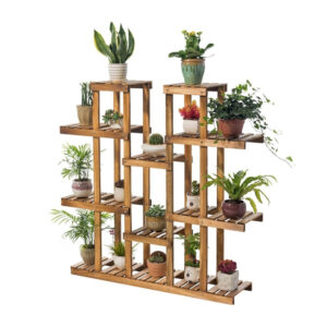 ​​9-Tier Bamboo Storage Shelf​​