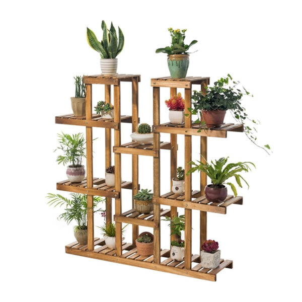 ​​9-Tier Bamboo Storage Shelf​​