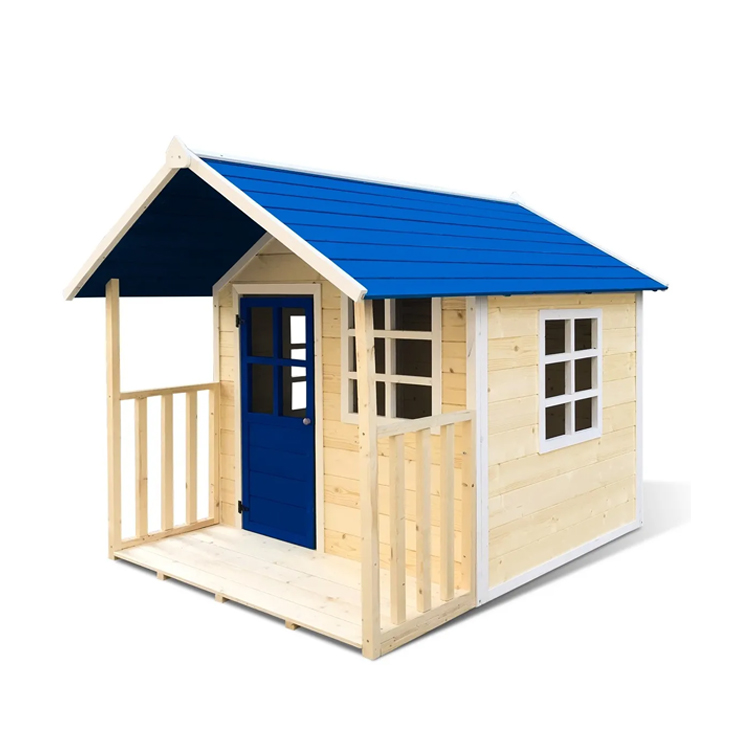 ​​Children's Wooden Outdoor Hide and Seek Cubby House