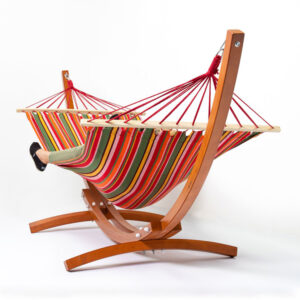 ​​Double Hammock with Wood Frame Stand​​