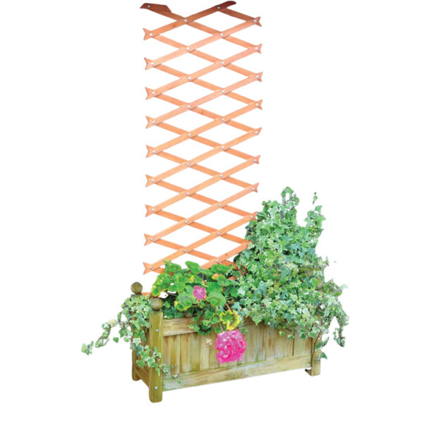 ​​Expandable Wooden Garden Trellis Panel​​