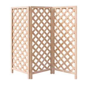 ​​Folding Wood Lattice Screen