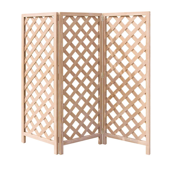 ​​Folding Wood Lattice Screen