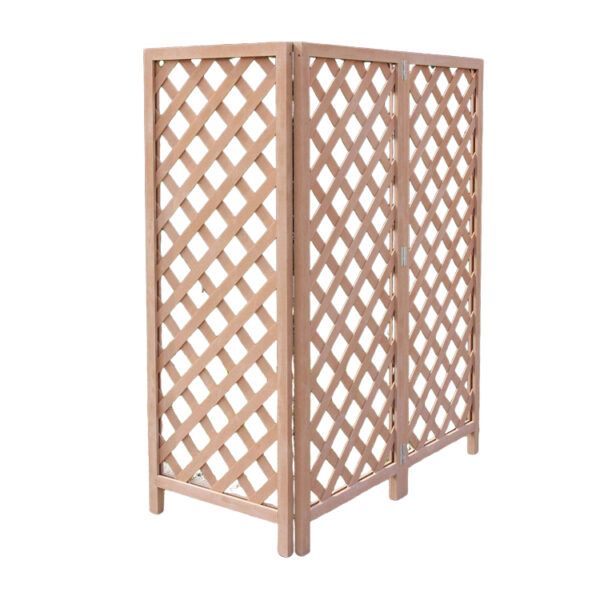 ​​Folding Wood Lattice Screen