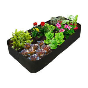 ​​Large Fabric Grow Bag with 8 Compartments for Raised Bed Gardening​​